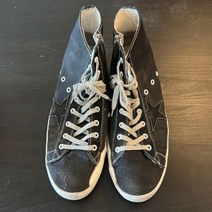 Golden Goose Francy all black distressed